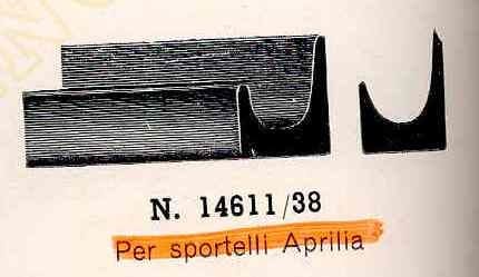 Guarnizioni per gli sportelli della Lancia Aprilia